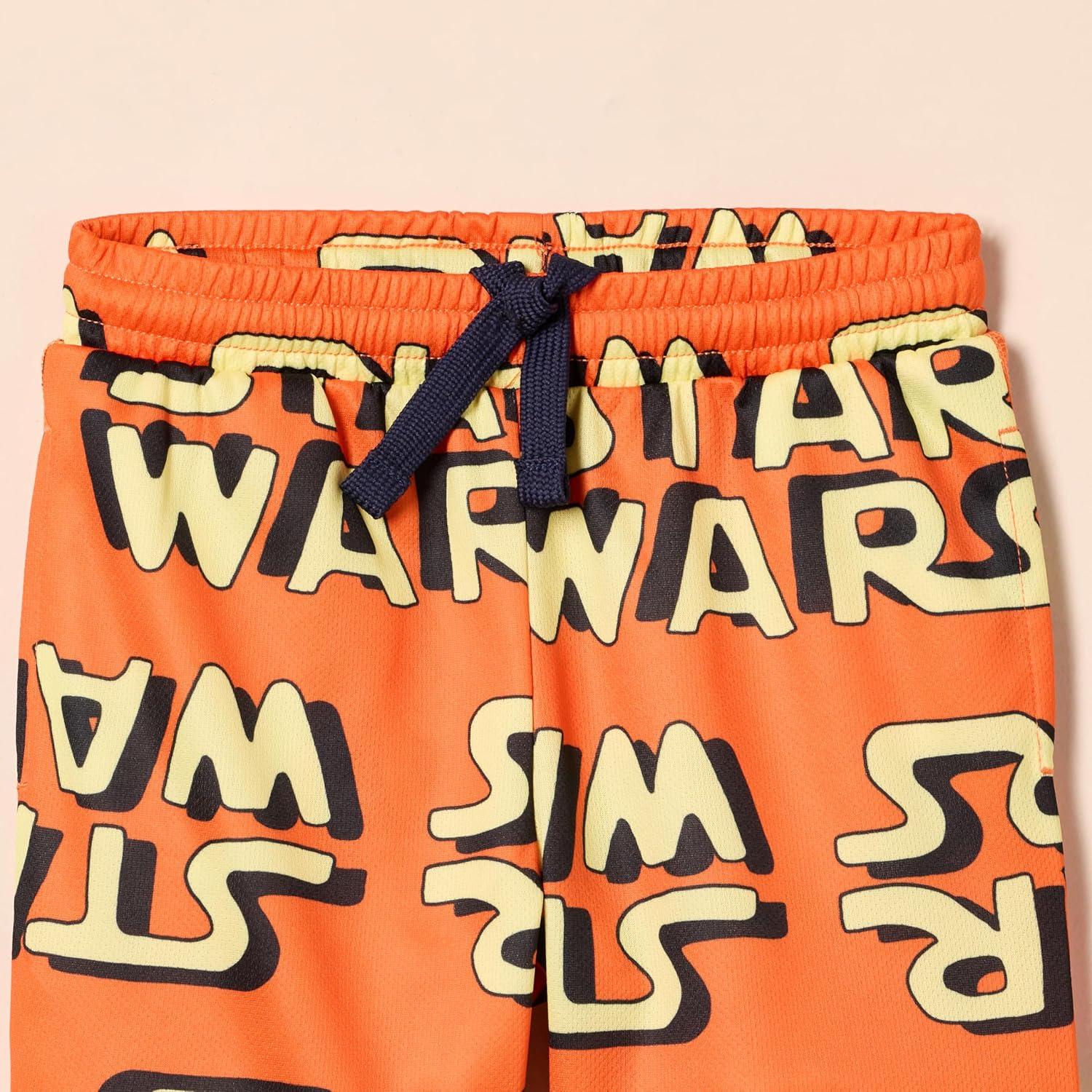 imageAmazon Essentials Disney  Marvel  Star Wars Boys and Toddlers Mesh Basketball Gym Shorts Pack of 2Star Wars Rebel Logo