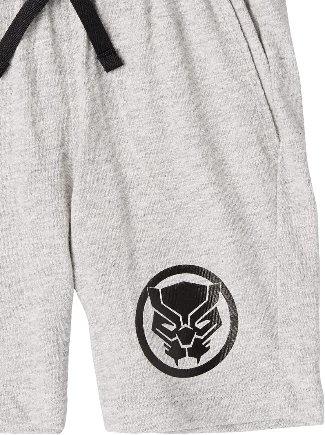 imageAmazon Essentials Disney  Marvel  Star Wars Boys and Toddlers Outfit Sets Previously Spotted Zebra Pack of 5Marvel Black Panther