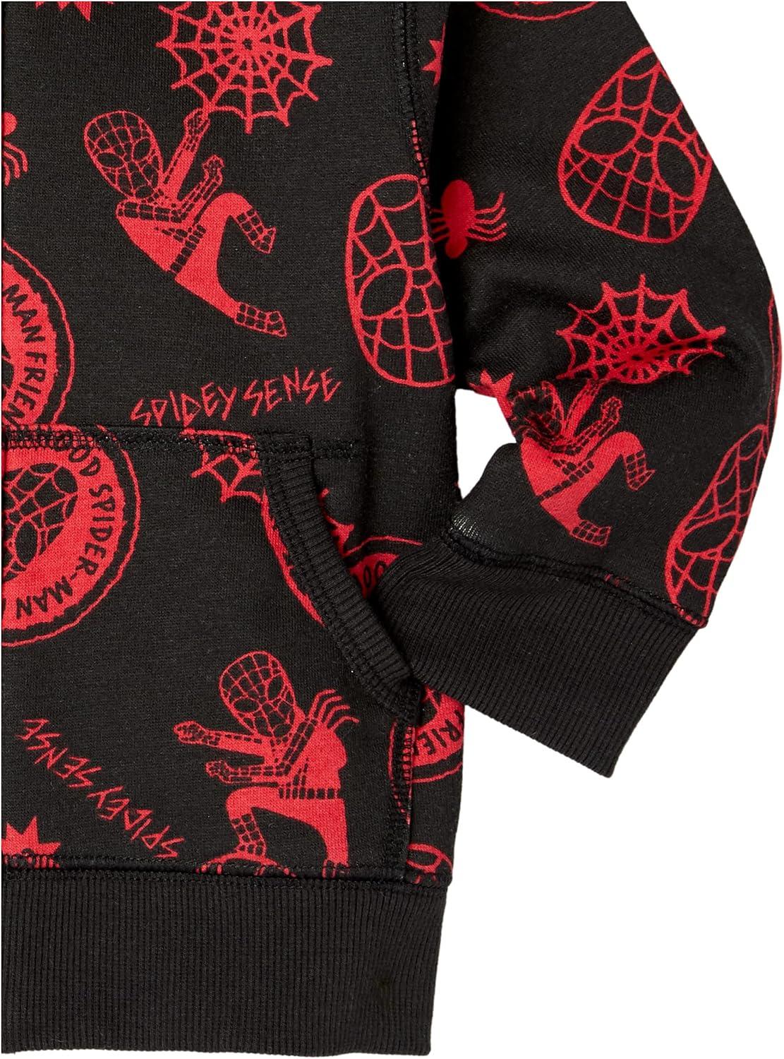 imageAmazon Essentials Disney  Marvel  Star Wars Boys and Toddlers Outfit Sets Previously Spotted Zebra Pack of 5Marvel Spiderman