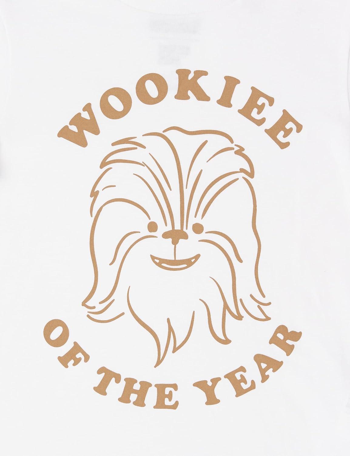imageAmazon Essentials Disney  Marvel  Star Wars Boys and Toddlers Outfit Sets Previously Spotted Zebra Pack of 5Star Wars Wookiee