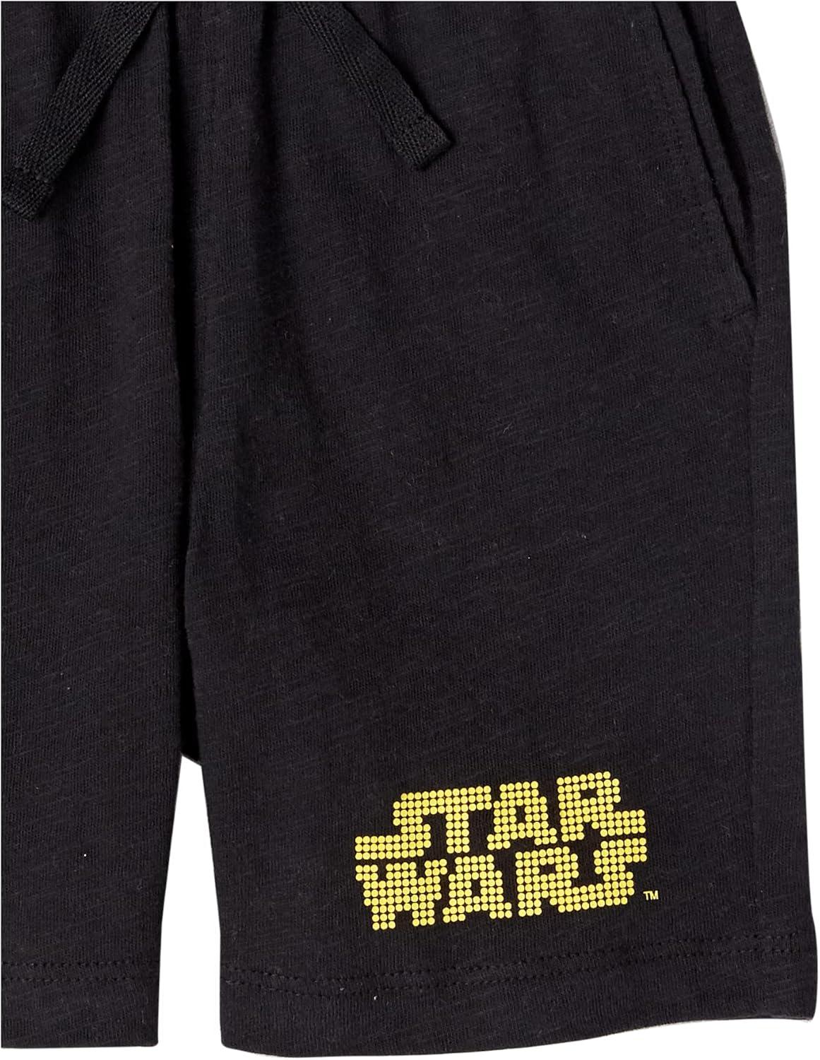 imageAmazon Essentials Disney  Marvel  Star Wars Boys and Toddlers Outfit Sets Previously Spotted Zebra Pack of 5Star Wars Wookiee