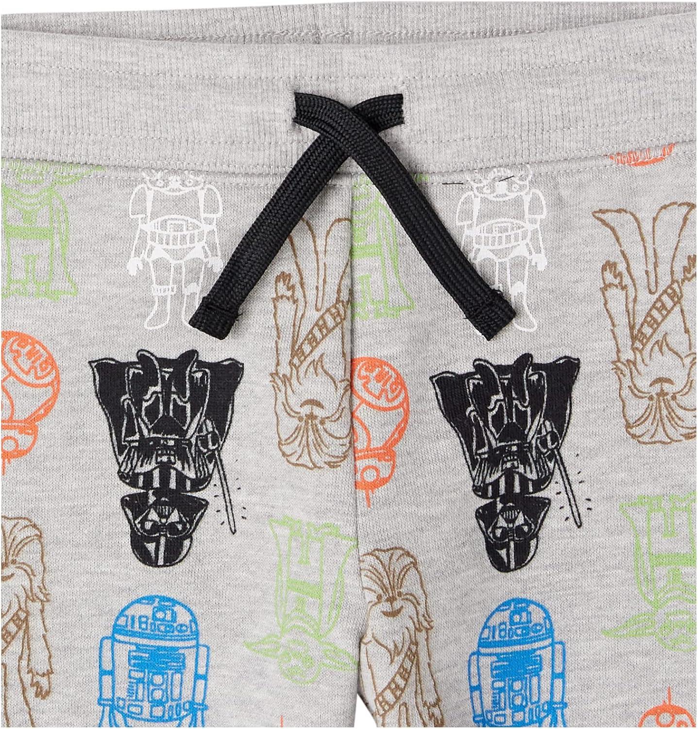 imageAmazon Essentials Disney  Marvel  Star Wars Boys and Toddlers Outfit Sets Previously Spotted Zebra Pack of 5Star Wars Wookiee