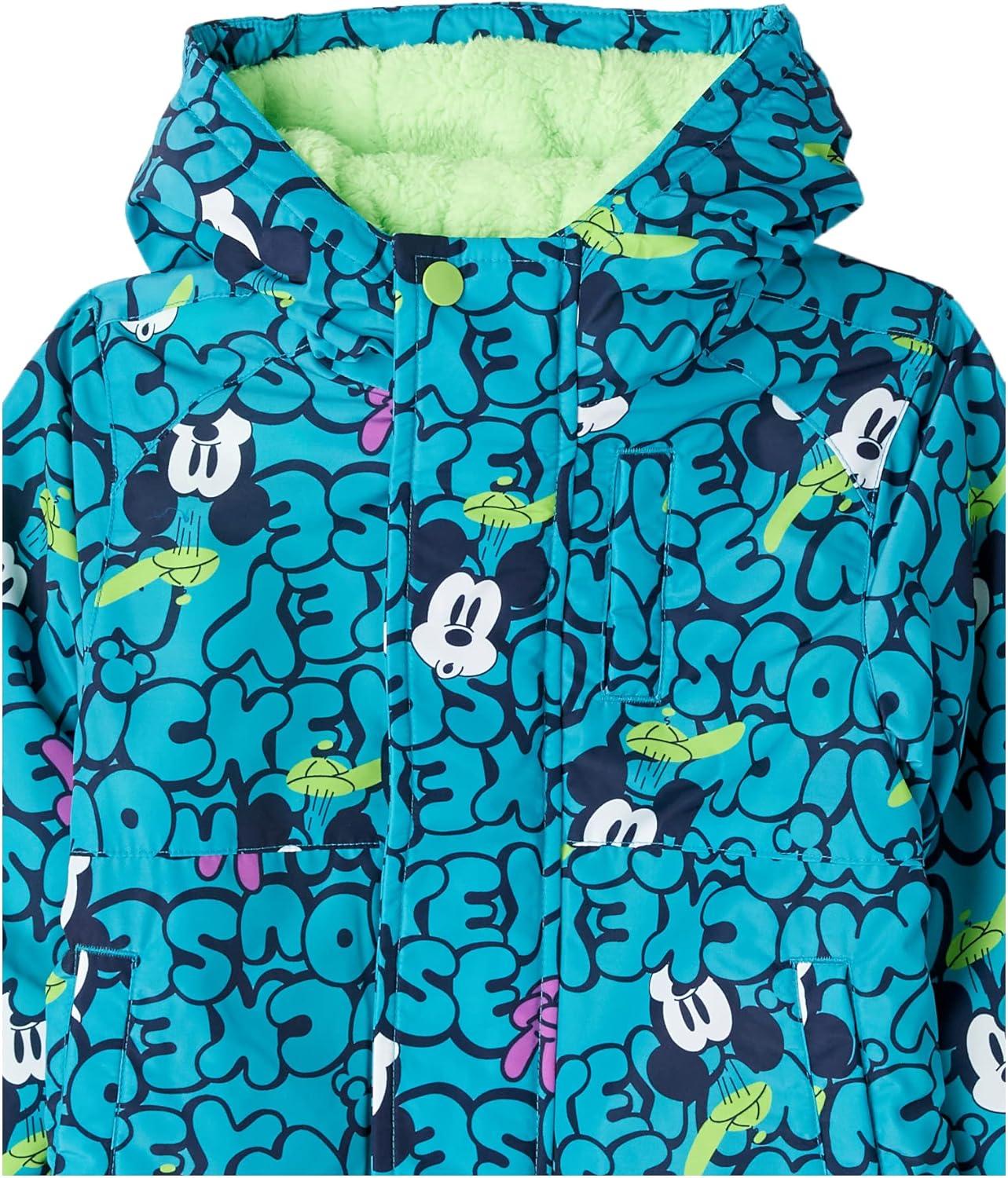 imageAmazon Essentials Disney  Marvel  Star Wars Boys and Toddlers Warm Puffer CoatsMickey Mouse