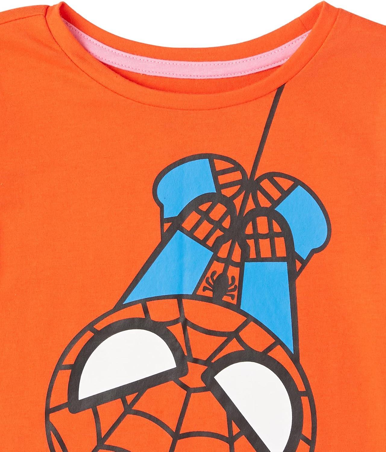 imageAmazon Essentials Disney  Marvel  Star Wars Girls and Toddlers LongSleeve TShirts Previously Spotted Zebra Pack of 4Marvel Spiderman