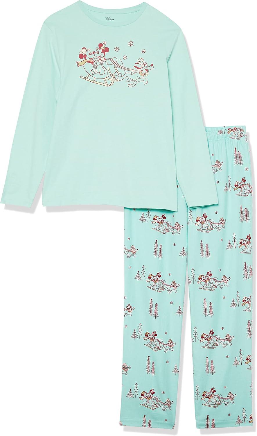 imageAmazon Essentials Disney  Marvel  Star Wars Mens Flannel Pajama Sleep SetsMickey Winter  Mens