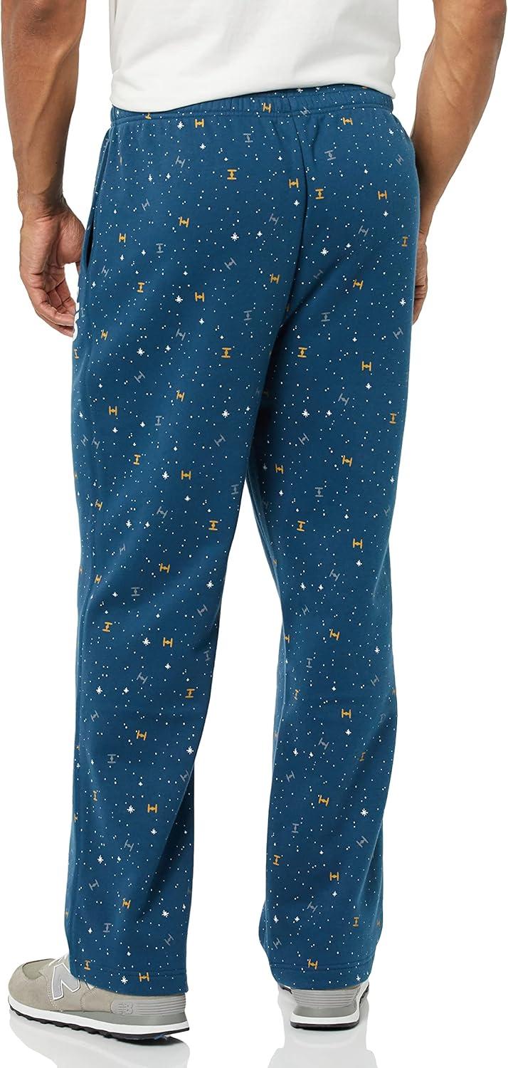 imageAmazon Essentials Disney  Marvel  Star Wars Mens Fleece Sweatpant Available in Big ampamp TallStar Wars Logo Ships