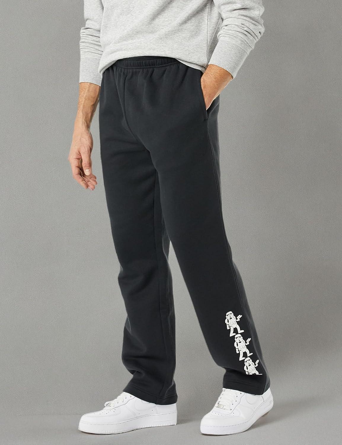 imageAmazon Essentials Disney  Marvel  Star Wars Mens Fleece Sweatpant Available in Big ampamp TallStar Wars Stormtrooper