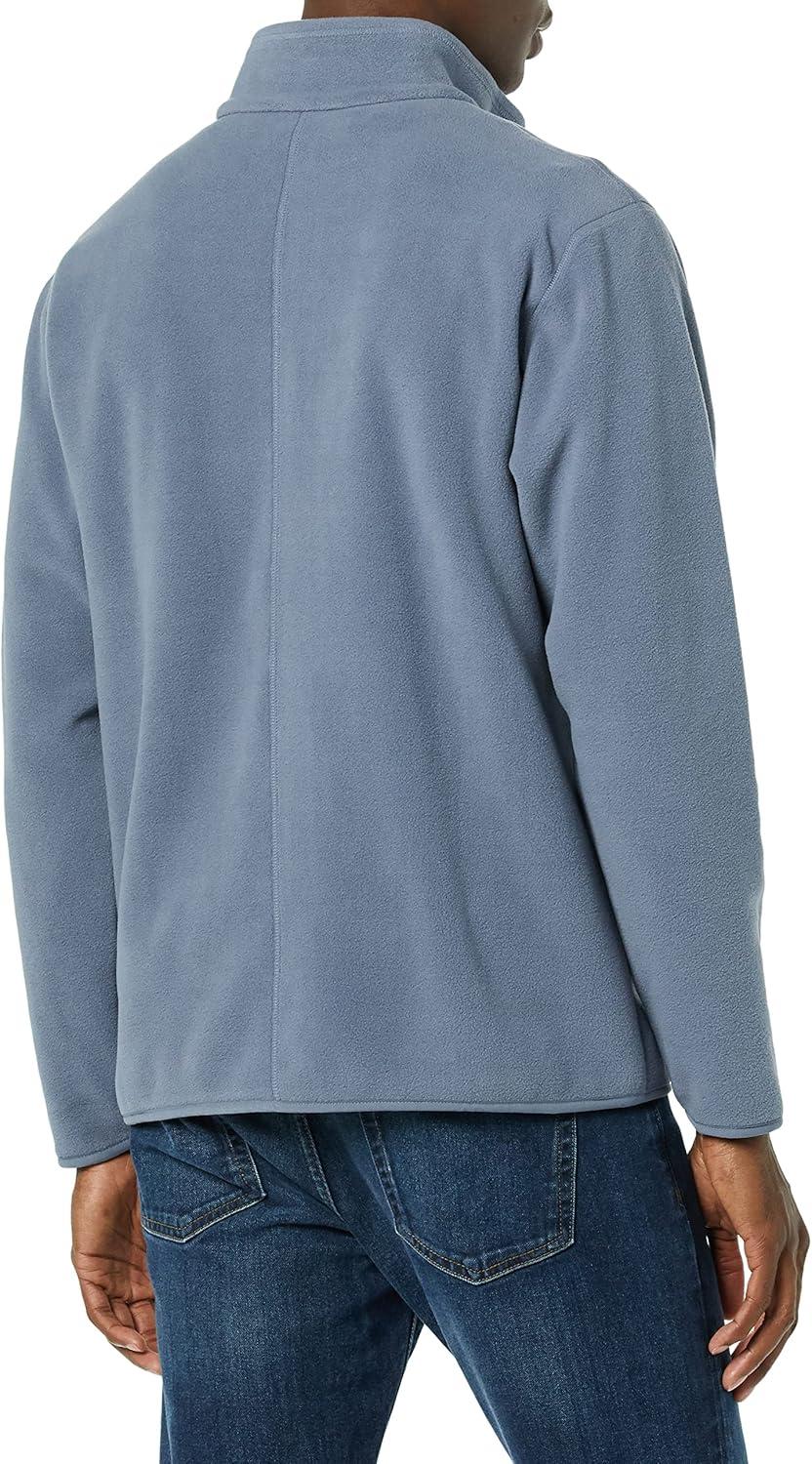 imageAmazon Essentials Disney  Marvel  Star Wars Mens Polar Fleece FullZip Mock JacketsMarvel Comic Logo