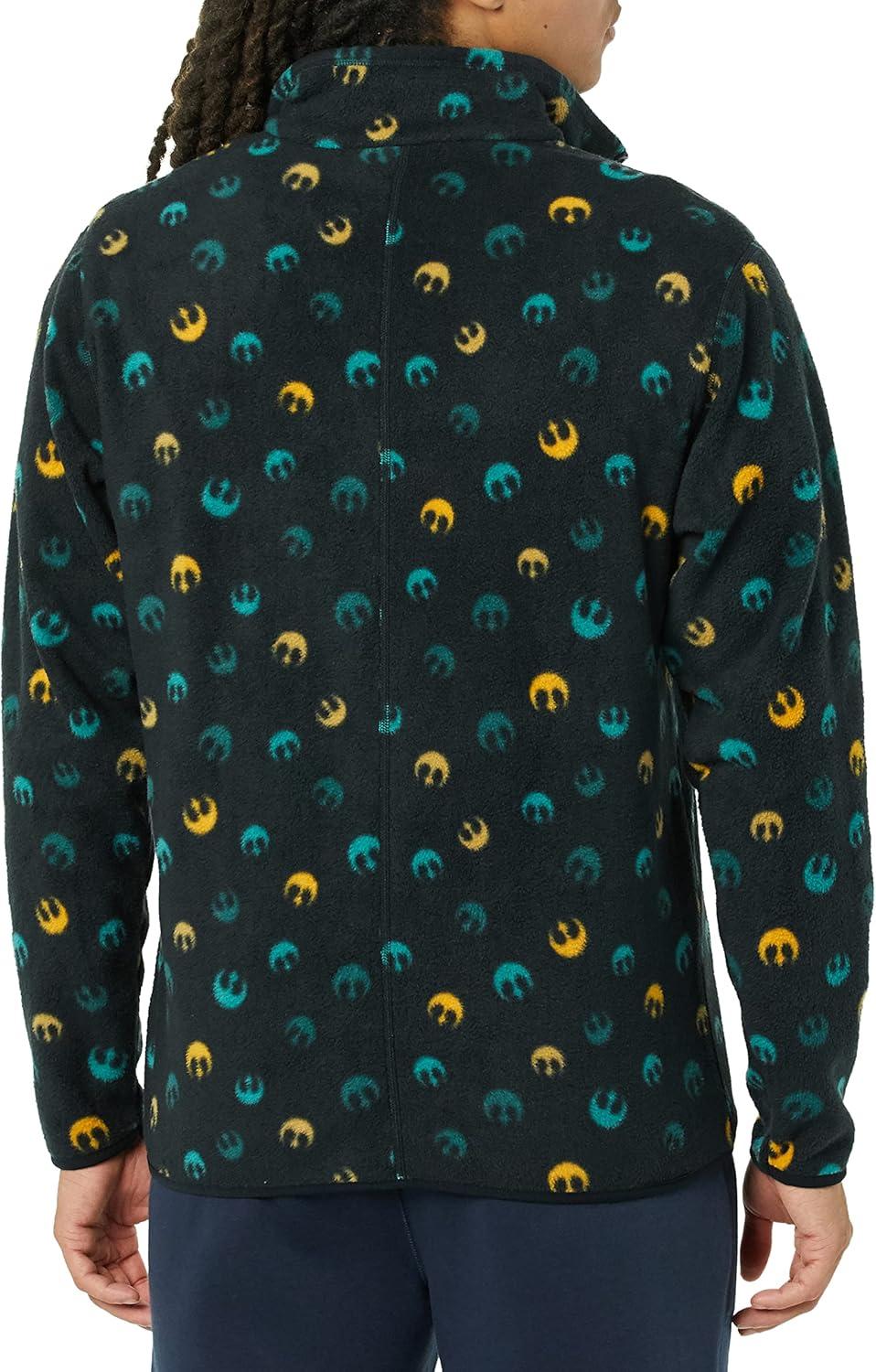 imageAmazon Essentials Disney  Marvel  Star Wars Mens Polar Fleece FullZip Mock JacketsStar Wars Rebel
