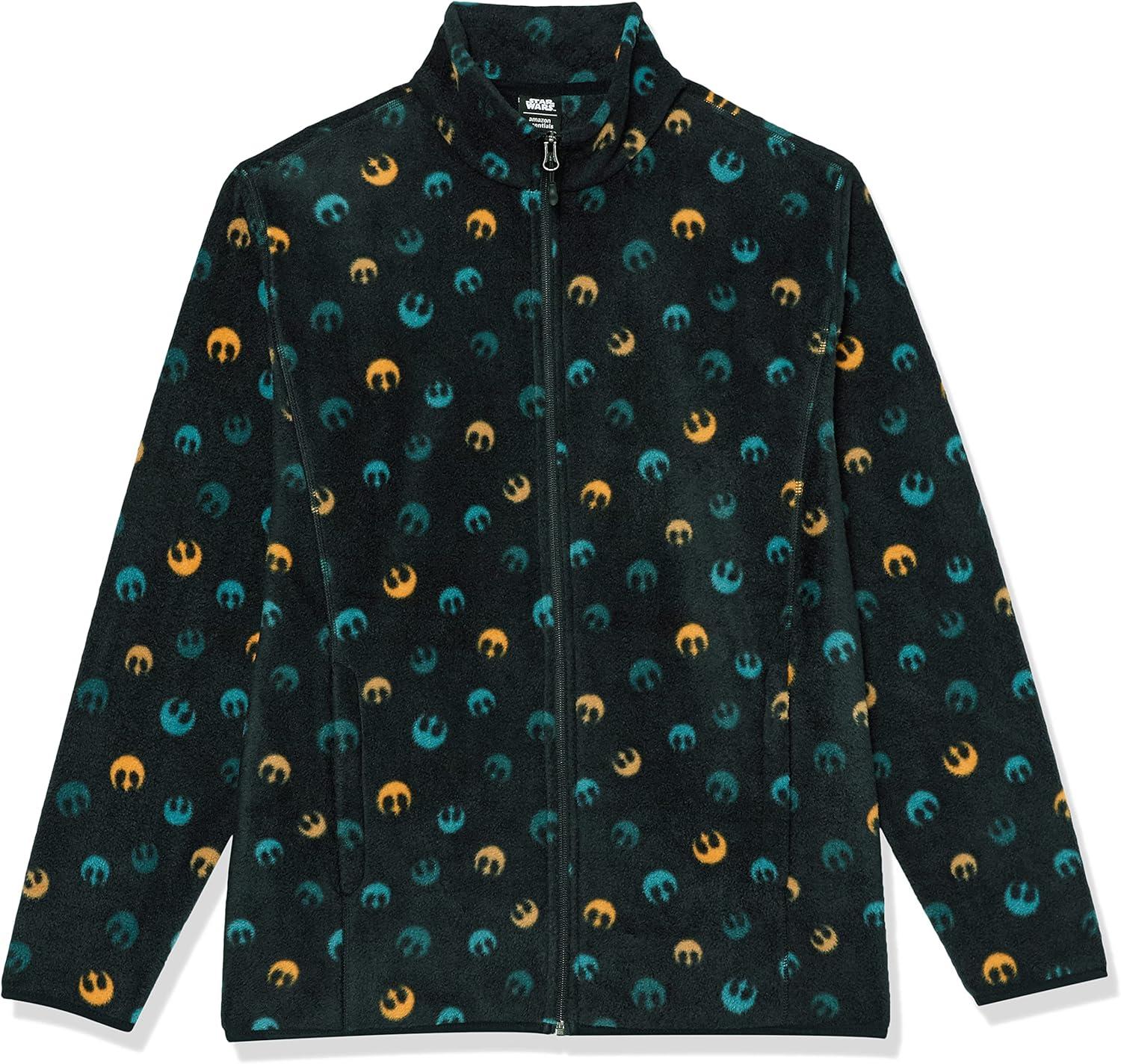 imageAmazon Essentials Disney  Marvel  Star Wars Mens Polar Fleece FullZip Mock JacketsStar Wars Rebel