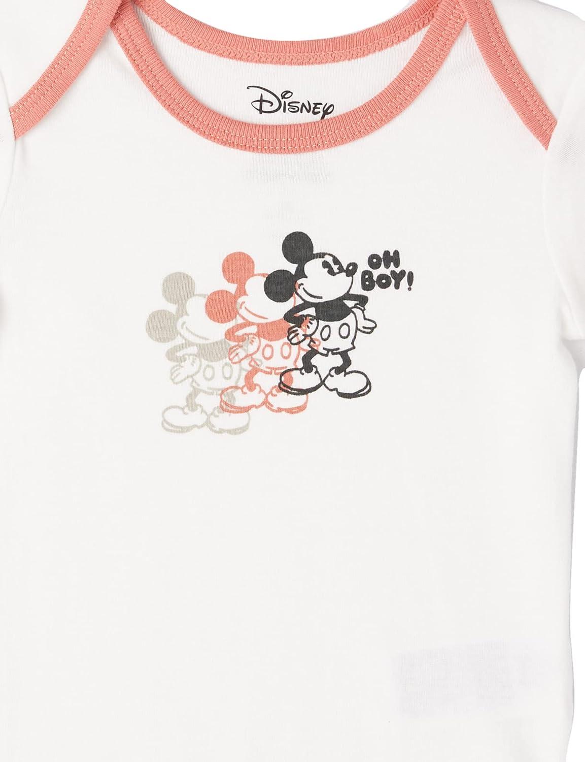 imageAmazon Essentials Disney  Marvel  Star Wars Unisex Babies 6Piece Outfit Set Pack of 6Mickey Expressions
