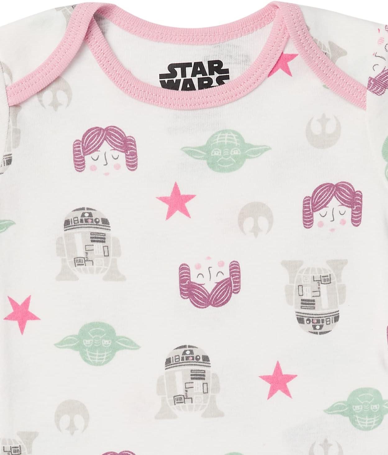 imageAmazon Essentials Disney  Marvel  Star Wars Unisex Babies 6Piece Outfit Set Pack of 6Star Wars Tiny Rebel