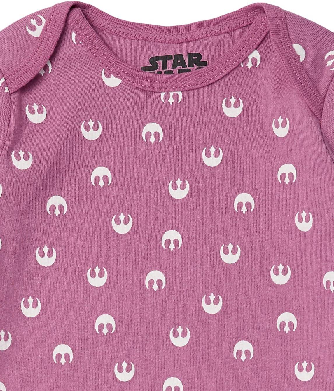 imageAmazon Essentials Disney  Marvel  Star Wars Unisex Babies 6Piece Outfit Set Pack of 6Star Wars Tiny Rebel
