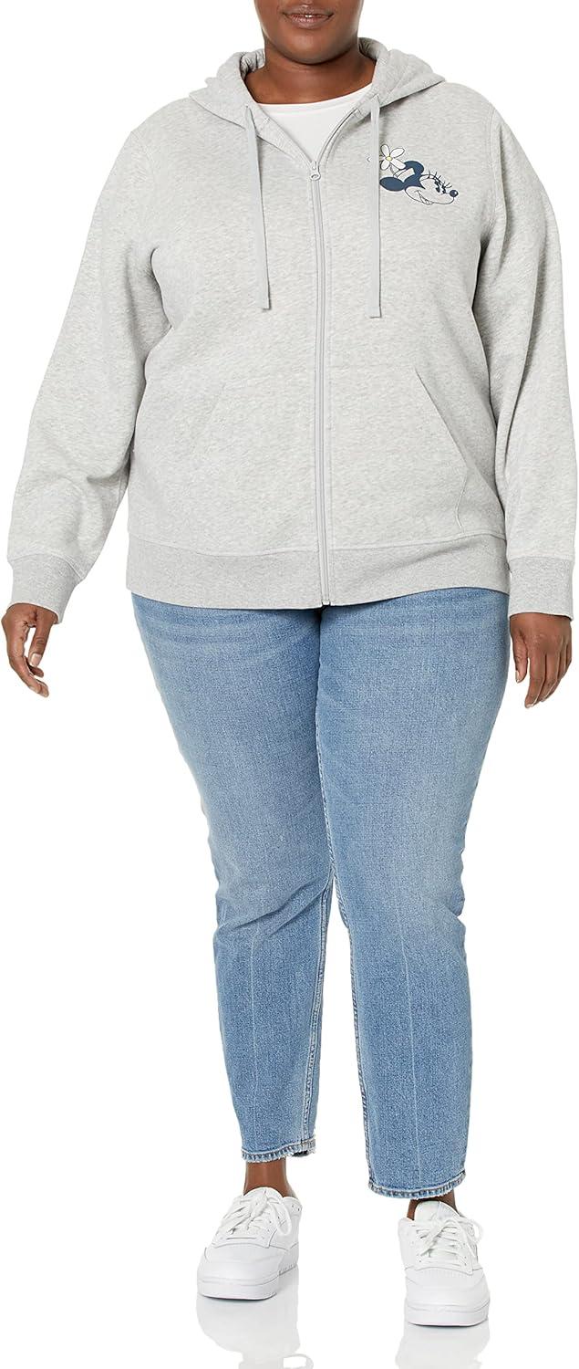 imageAmazon Essentials Disney  Marvel  Star Wars Womens Fleece FullZip Hoodie Sweatshirts Available in Plus SizeMinnie Hat