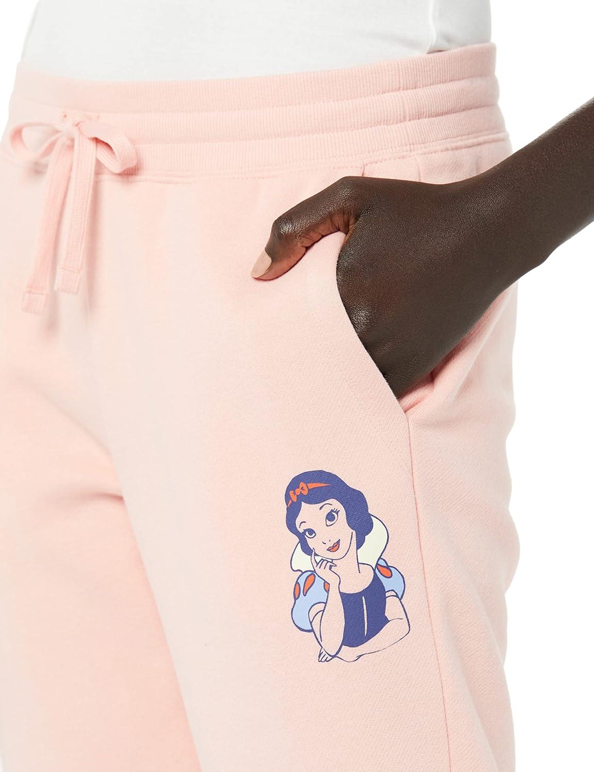 imageAmazon Essentials Disney  Marvel  Star Wars Womens French Terry Fleece Jogger SweatpantsSnow White
