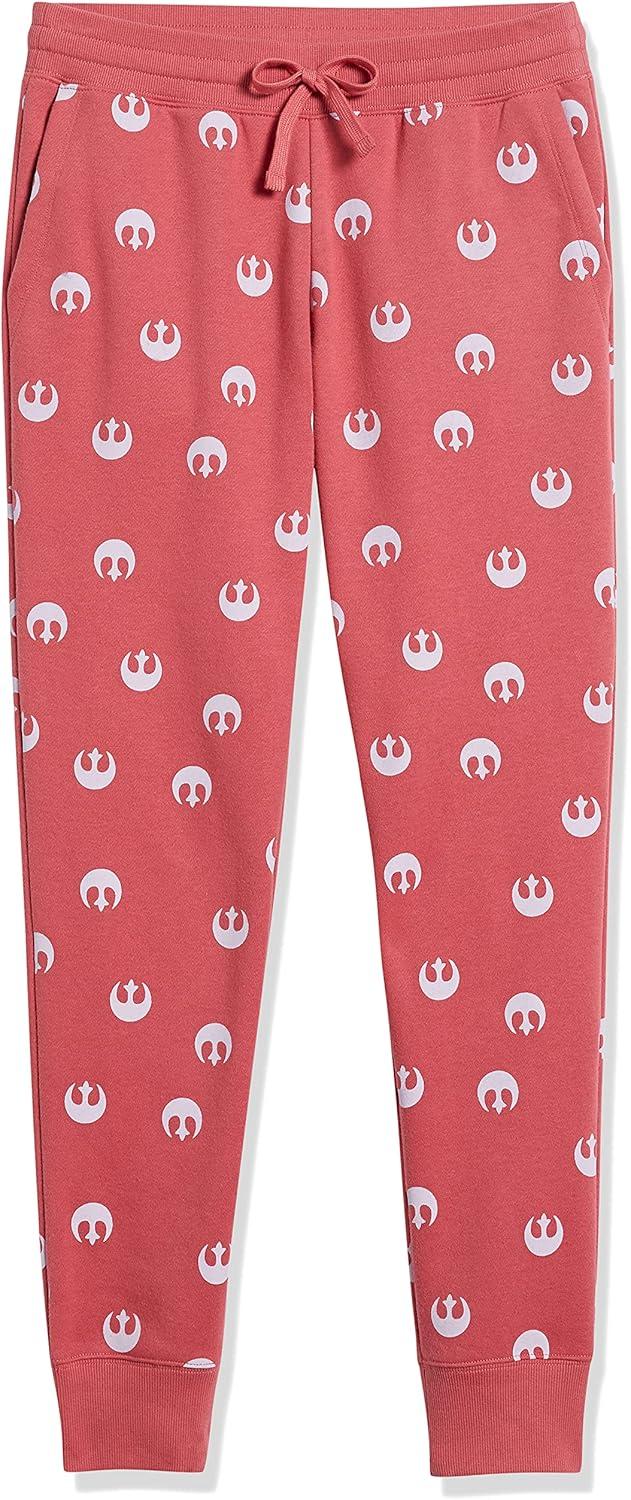imageAmazon Essentials Disney  Marvel  Star Wars Womens French Terry Fleece Jogger SweatpantsStar Wars Rebel Logo