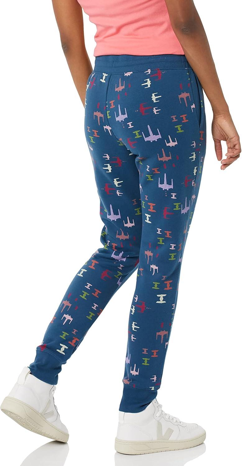 imageAmazon Essentials Disney  Marvel  Star Wars Womens French Terry Fleece Jogger SweatpantsStar Wars Ships