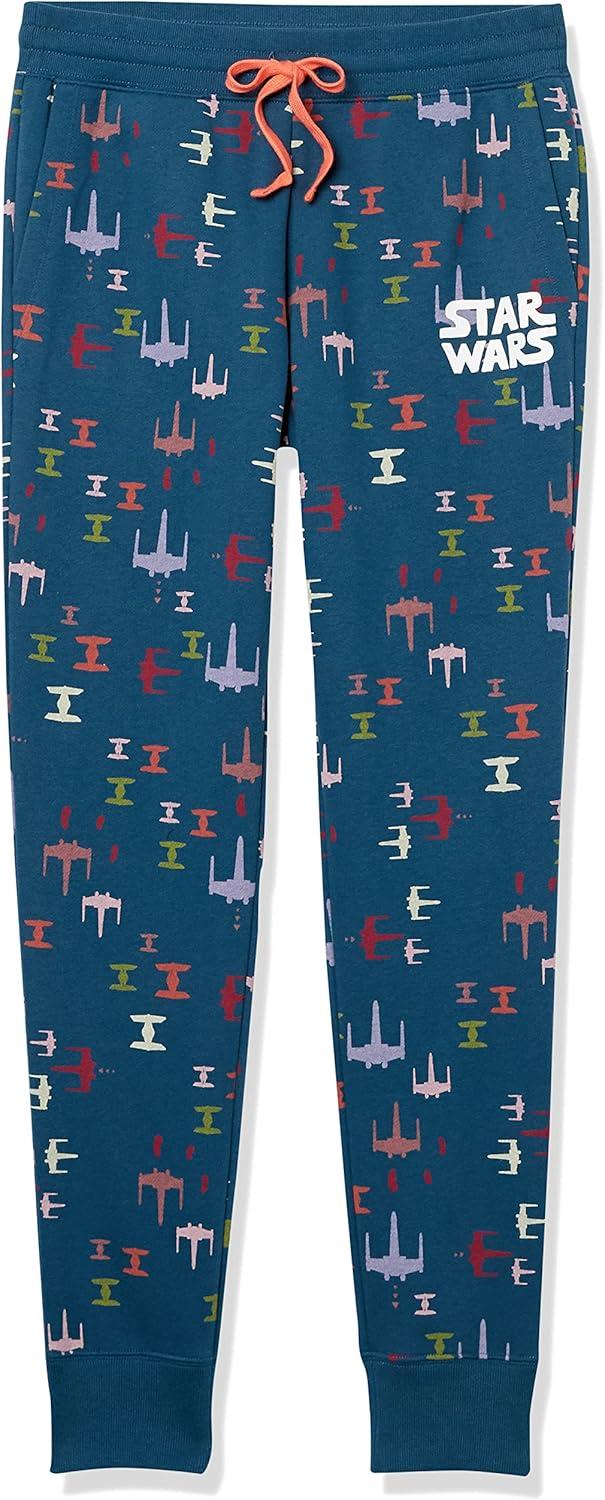 imageAmazon Essentials Disney  Marvel  Star Wars Womens French Terry Fleece Jogger SweatpantsStar Wars Ships