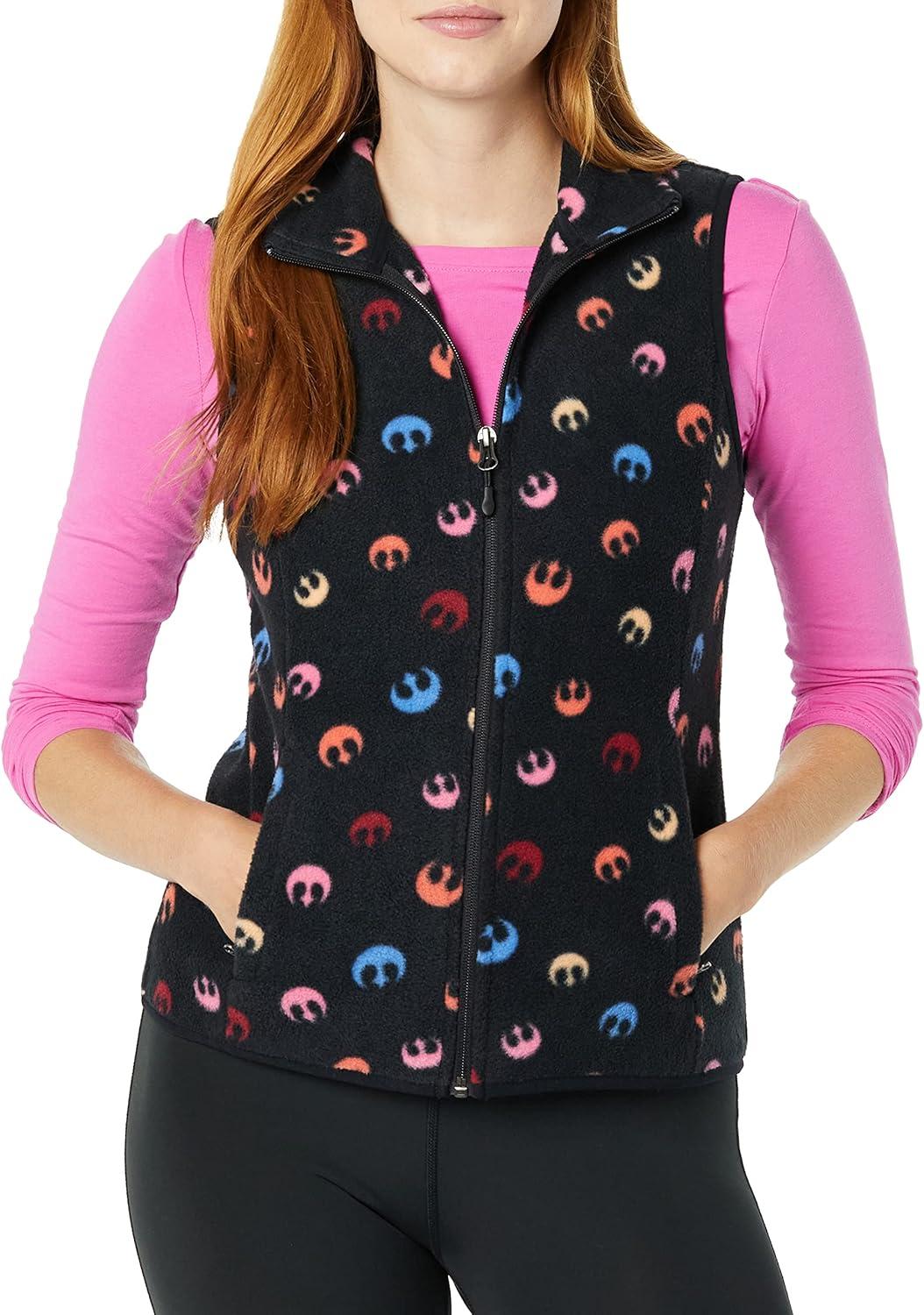 imageAmazon Essentials Disney  Marvel  Star Wars Womens Polar Fleece VestsStar Wars Rebel