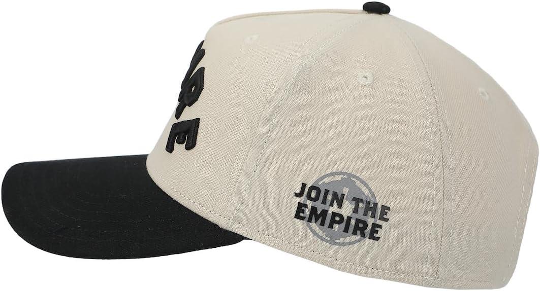 imageBioworld Star Wars Empire Mens White ampamp Black AFrame Snapback Hat
