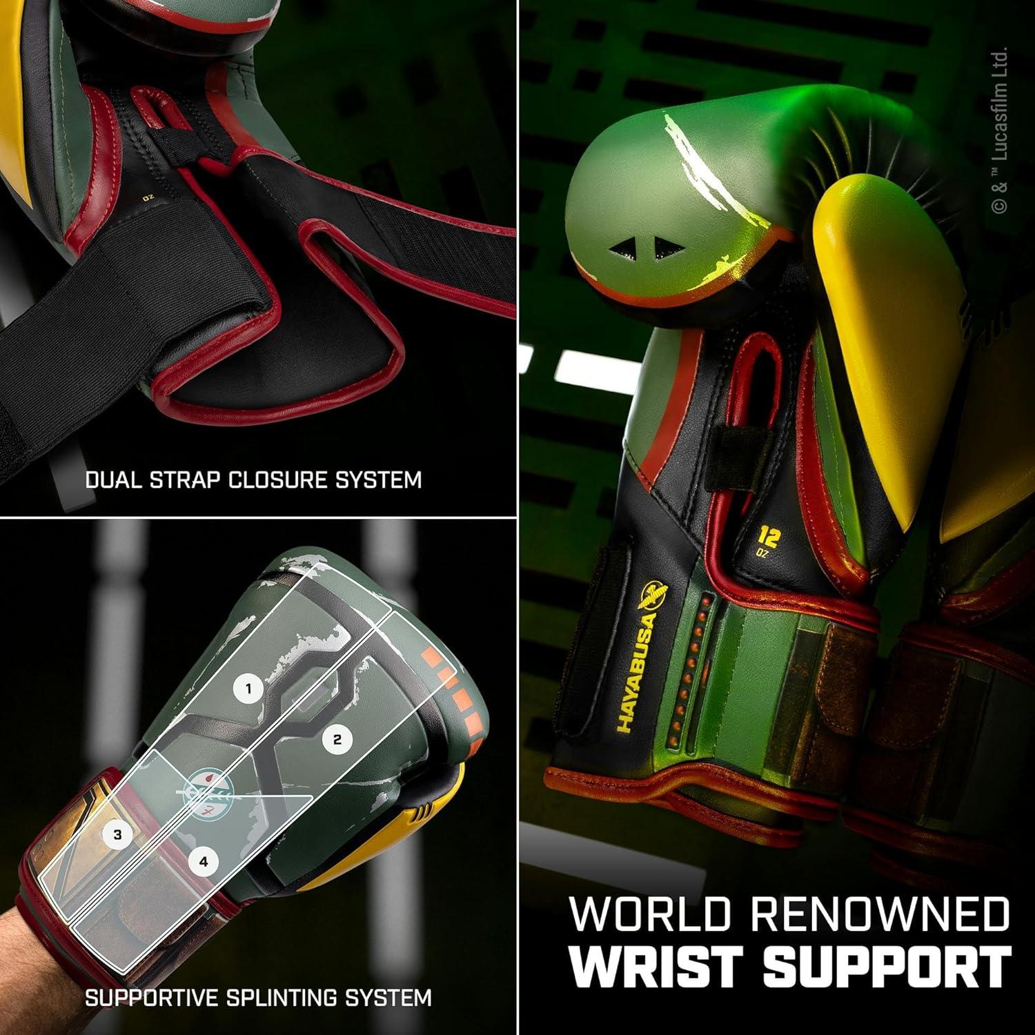 imageHayabusa Star WarsTM Galaxy Boxing Gloves for Men and WomenBoba Fett
