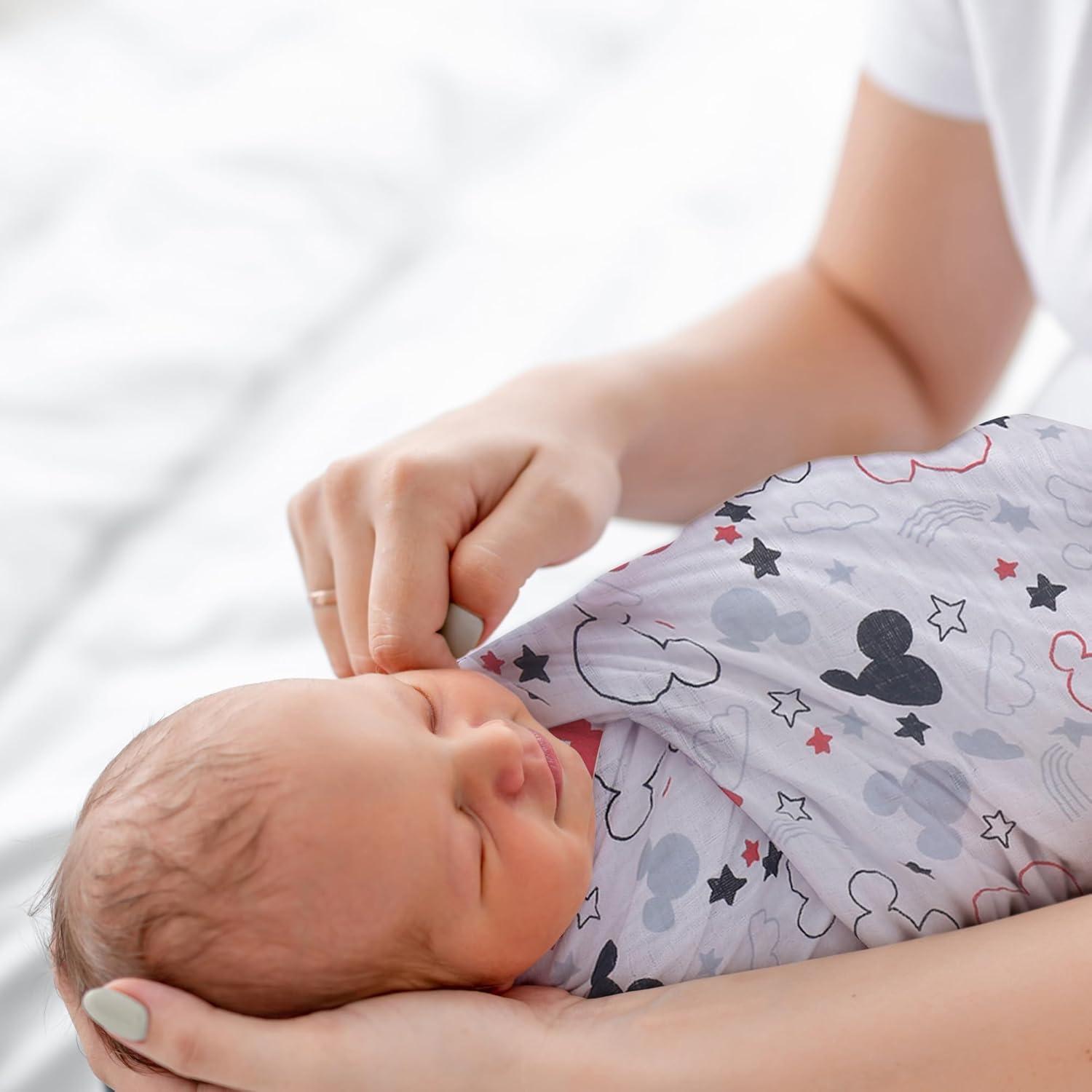 imageLambs ampamp Ivy Star Wars Baby YodaThe Child Swaddle Blanket ampamp Lovey Gift SetMickey Mouse