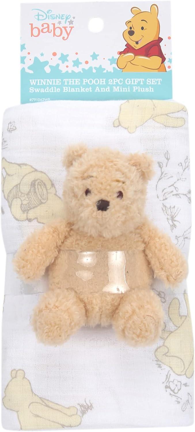 imageLambs ampamp Ivy Star Wars Baby YodaThe Child Swaddle Blanket ampamp Lovey Gift SetPooh