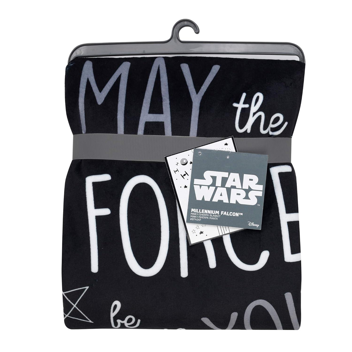 imageLambs ampamp Ivy Star Wars Millennium Falcon Baby Blanket  White