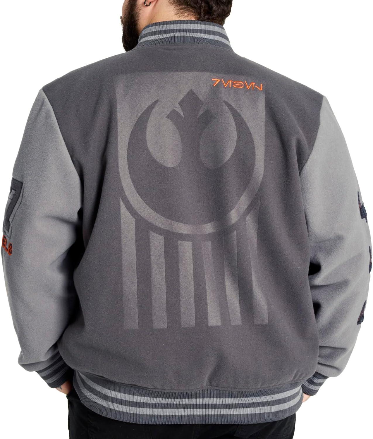 imageLoungefly Mens Collectiv Star Wars Rebel Alliance Varsity JacketMulticolored