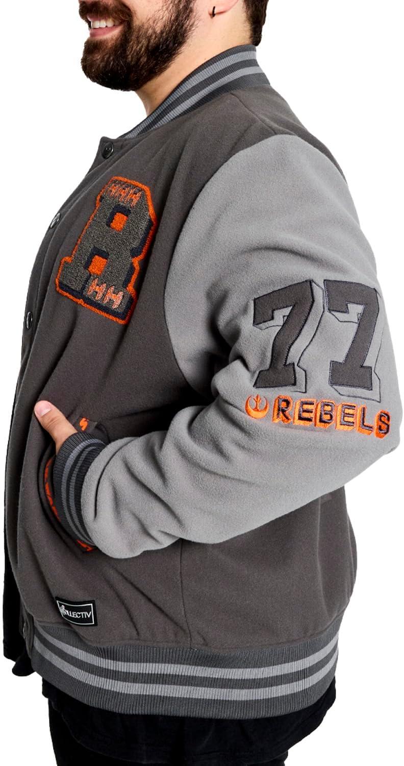 imageLoungefly Mens Collectiv Star Wars Rebel Alliance Varsity JacketMulticolored