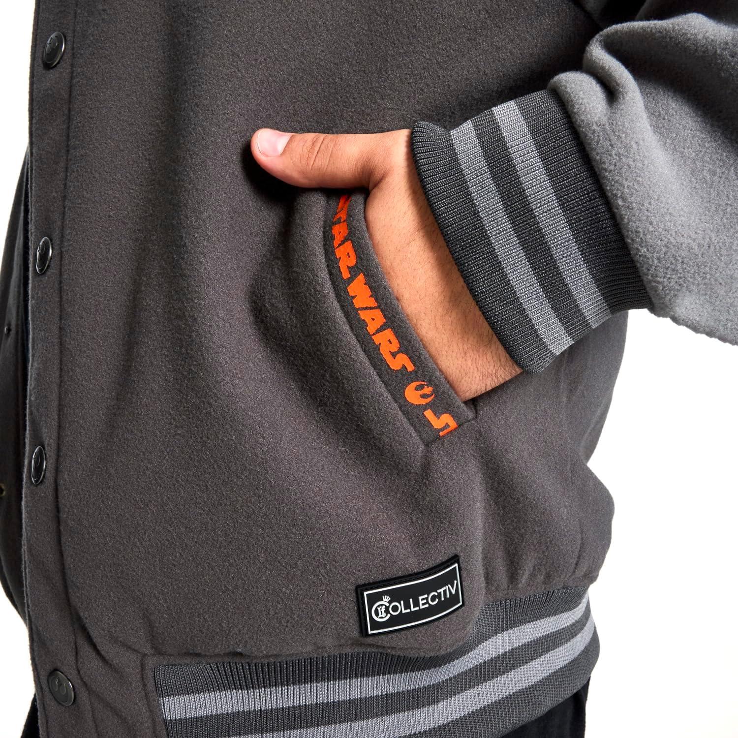 imageLoungefly Mens Collectiv Star Wars Rebel Alliance Varsity JacketMulticolored