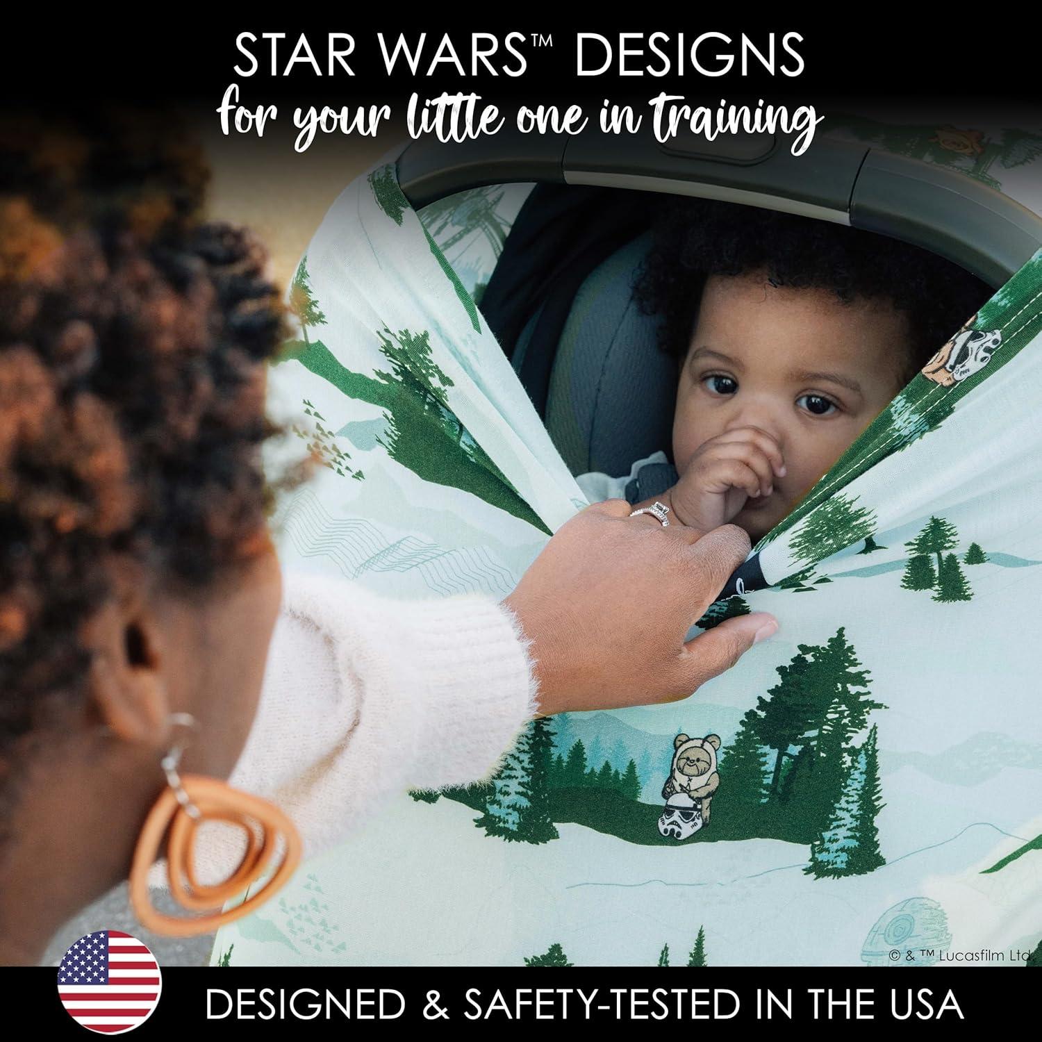 imageMilk Snob Original Star Wars 5in1 Cover The Child Added Privacy for Breastfeeding Baby Car Seat Carrier Stroller High Chair Shopping Cart Lounger Canopy  Newborn Essentials Nursing TopEndor Escape