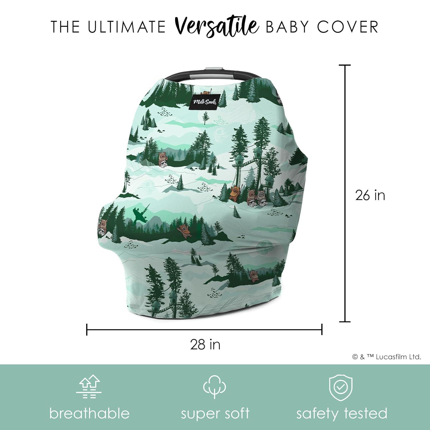 imageMilk Snob Original Star Wars 5in1 Cover The Child Added Privacy for Breastfeeding Baby Car Seat Carrier Stroller High Chair Shopping Cart Lounger Canopy  Newborn Essentials Nursing TopEndor Escape