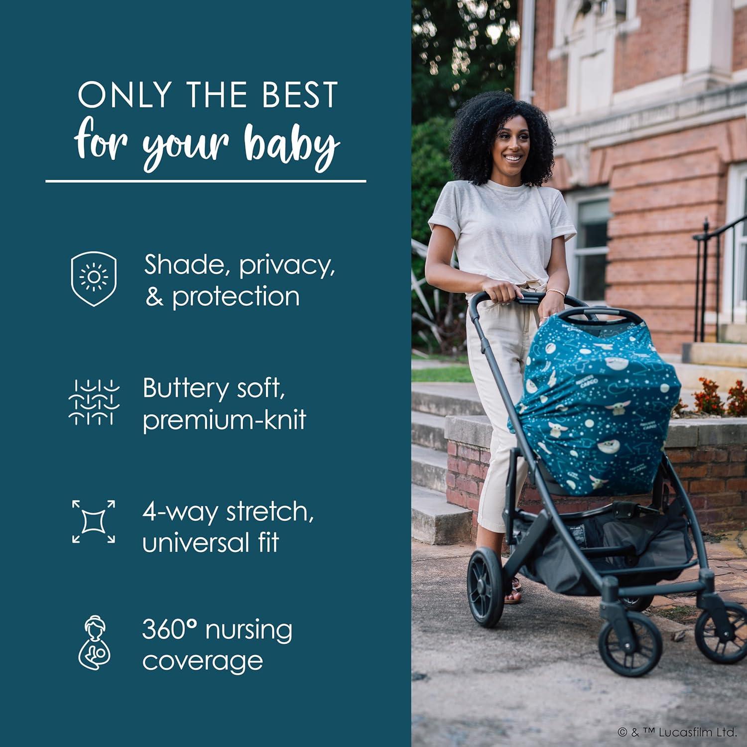 imageMilk Snob Original Star Wars 5in1 Cover The Child Added Privacy for Breastfeeding Baby Car Seat Carrier Stroller High Chair Shopping Cart Lounger Canopy  Newborn Essentials Nursing TopThe Child
