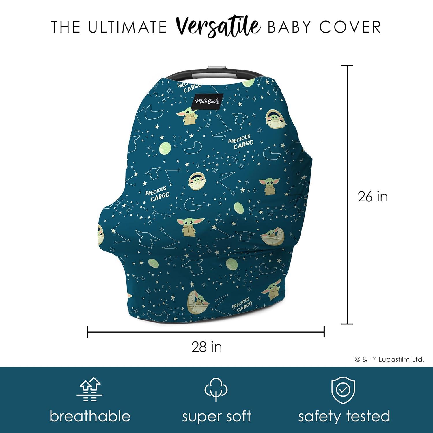 imageMilk Snob Original Star Wars 5in1 Cover The Child Added Privacy for Breastfeeding Baby Car Seat Carrier Stroller High Chair Shopping Cart Lounger Canopy  Newborn Essentials Nursing TopThe Child