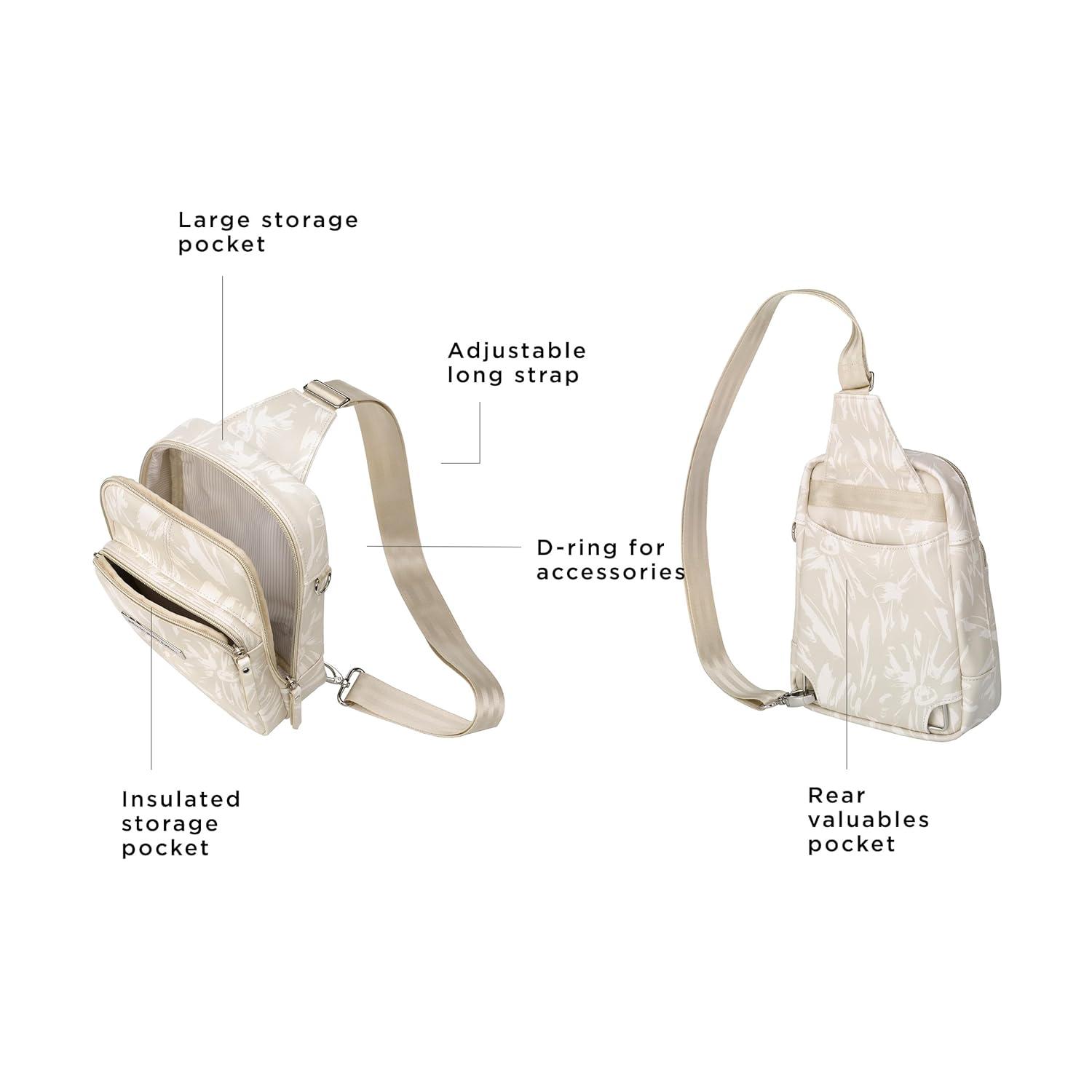 imagePetunia Pickle Bottom CrissCross Sling Bag for Women ampamp Men Adjustable Strap for CustomFit Spacious Main Pocket Lightweight Stylish ampamp Practical for Everyday Use Disney Star Wars The ChildLinen Blossoms
