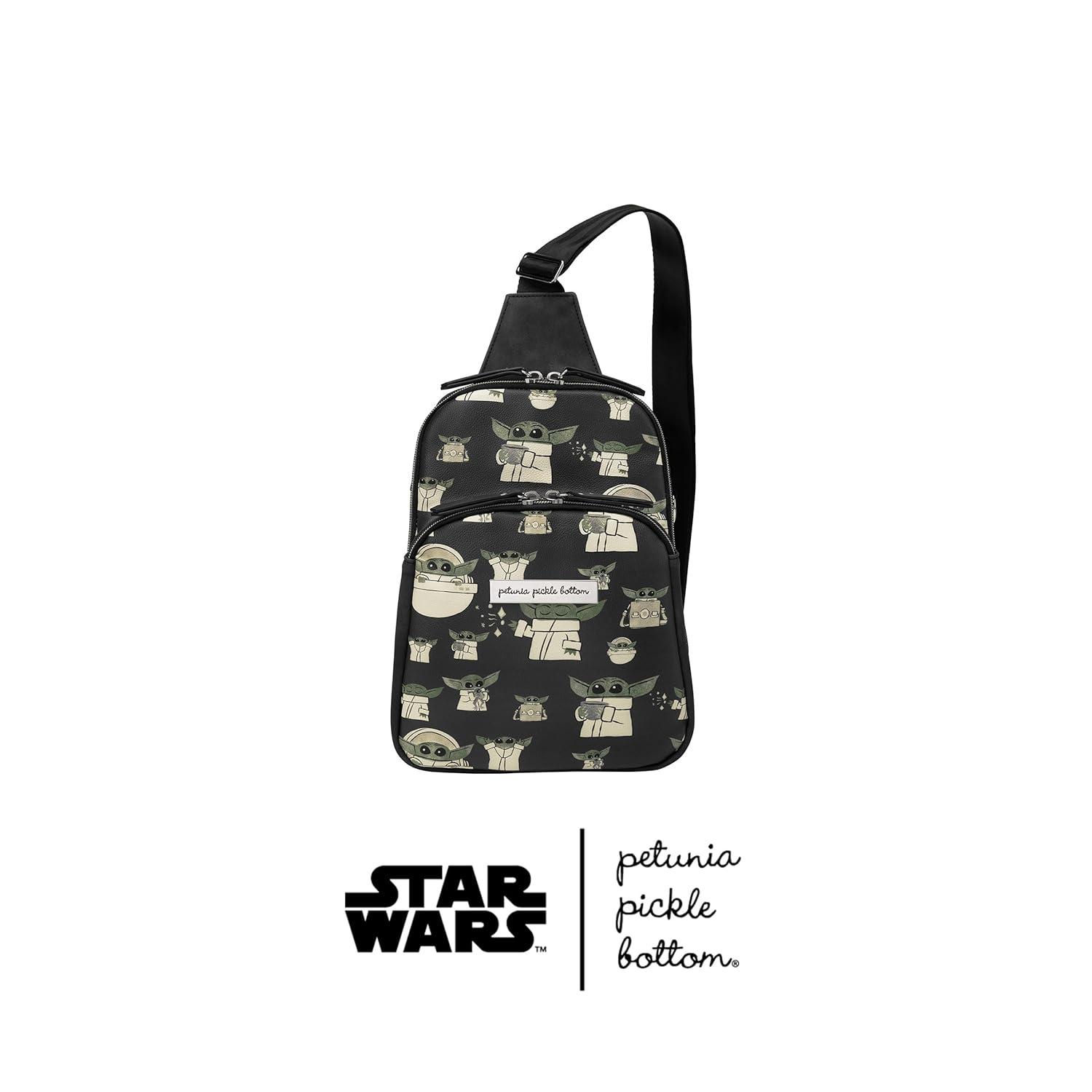 imagePetunia Pickle Bottom CrissCross Sling Bag for Women ampamp Men Adjustable Strap for CustomFit Spacious Main Pocket Lightweight Stylish ampamp Practical for Everyday Use Disney Star Wars The ChildThe Child