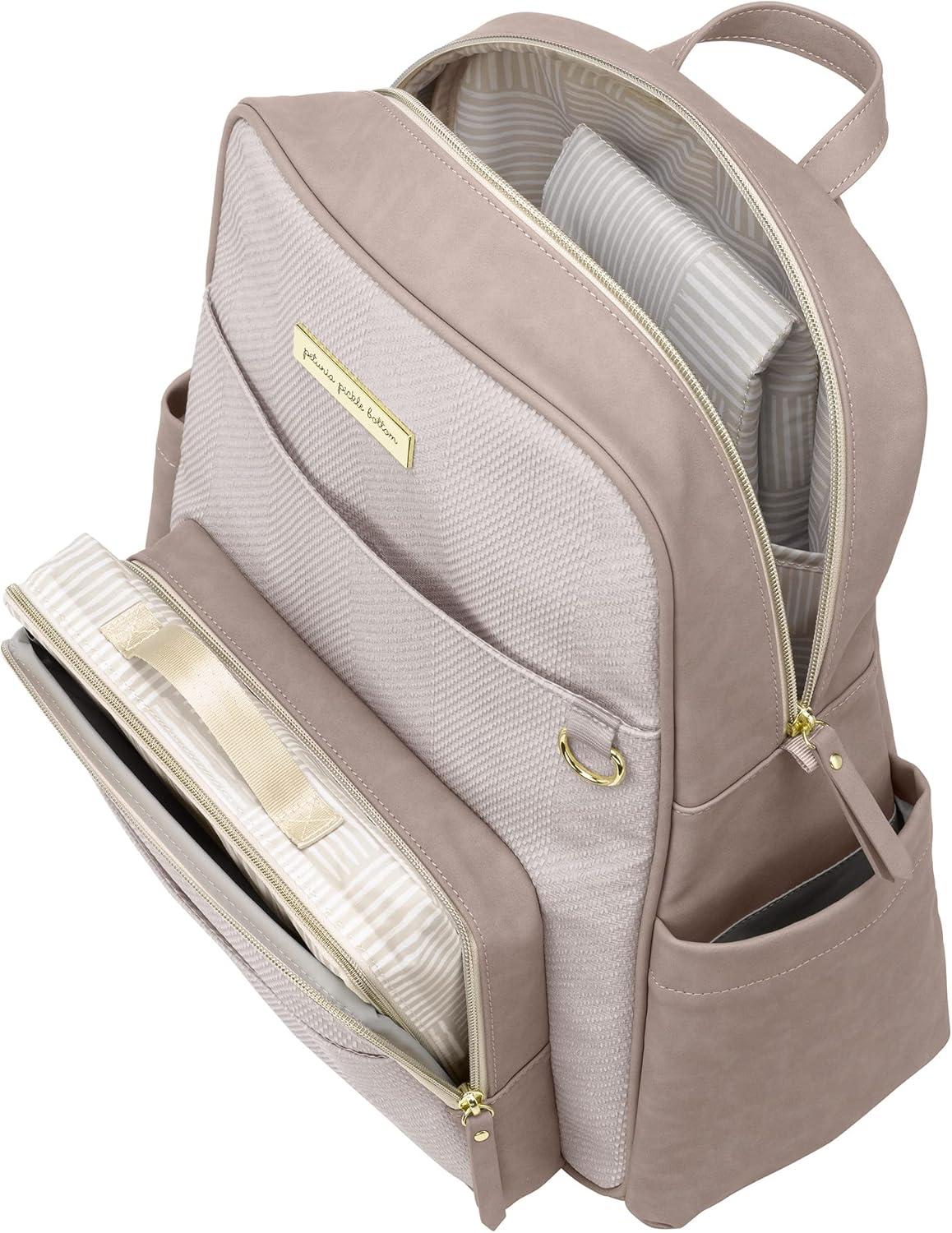imagePetunia Pickle Bottom Sync Backpack Diaper Bag for Parents Stylish and Spacious Disney Star Wars The ChildGrey Matte Cable Stitch