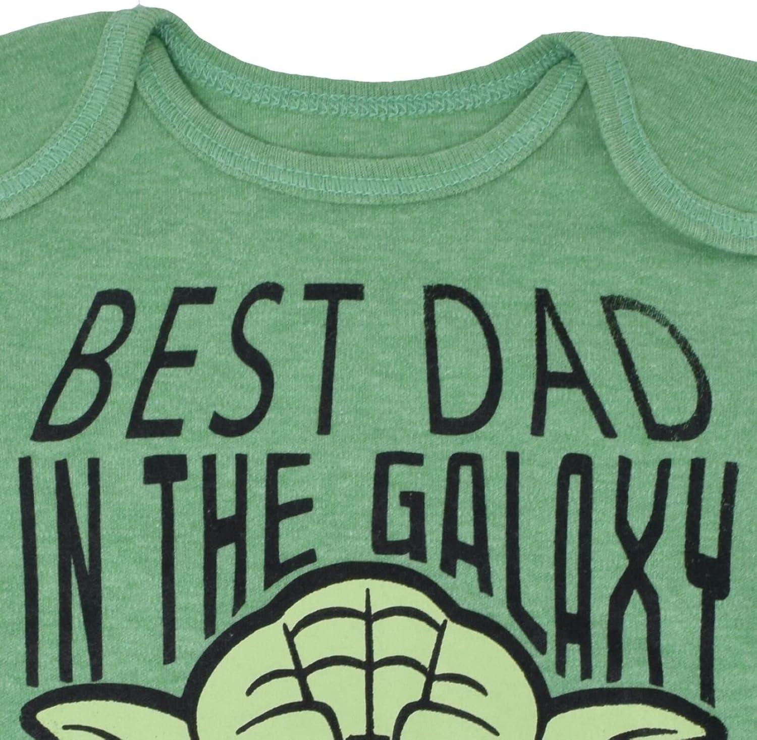 imageSTAR WARS Darth Vader Yoda Baby Bodysuit Newborn to InfantGreen