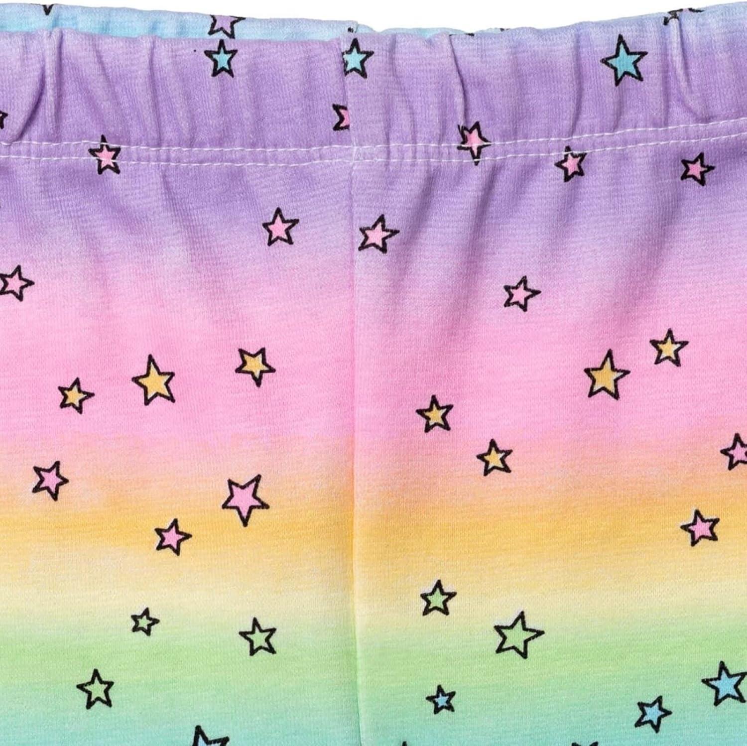 imageSTAR WARS The Child Girls Graphic TShirt Shorts and Scrunchie 3 Piece Outfit Set Infant to Big KidPinkRainbow