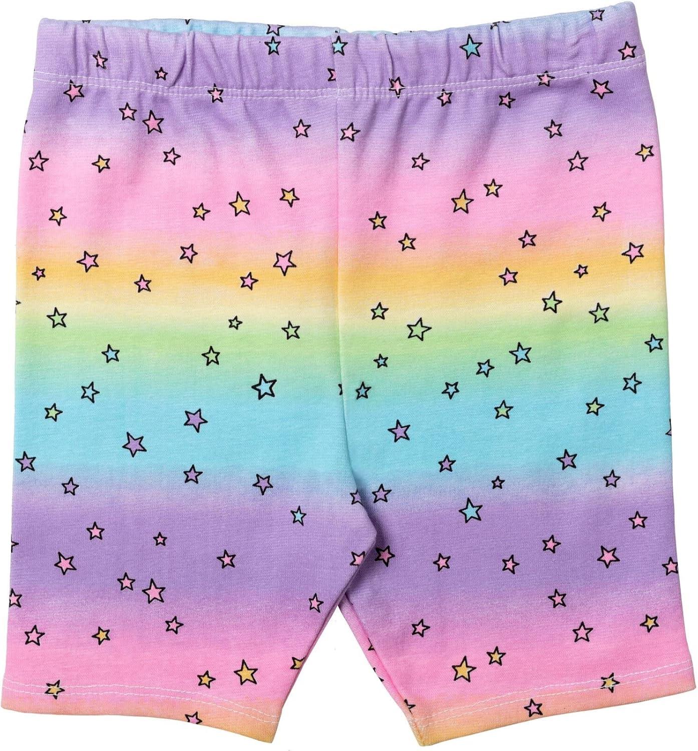 imageSTAR WARS The Child Girls Graphic TShirt Shorts and Scrunchie 3 Piece Outfit Set Infant to Big KidPinkRainbow