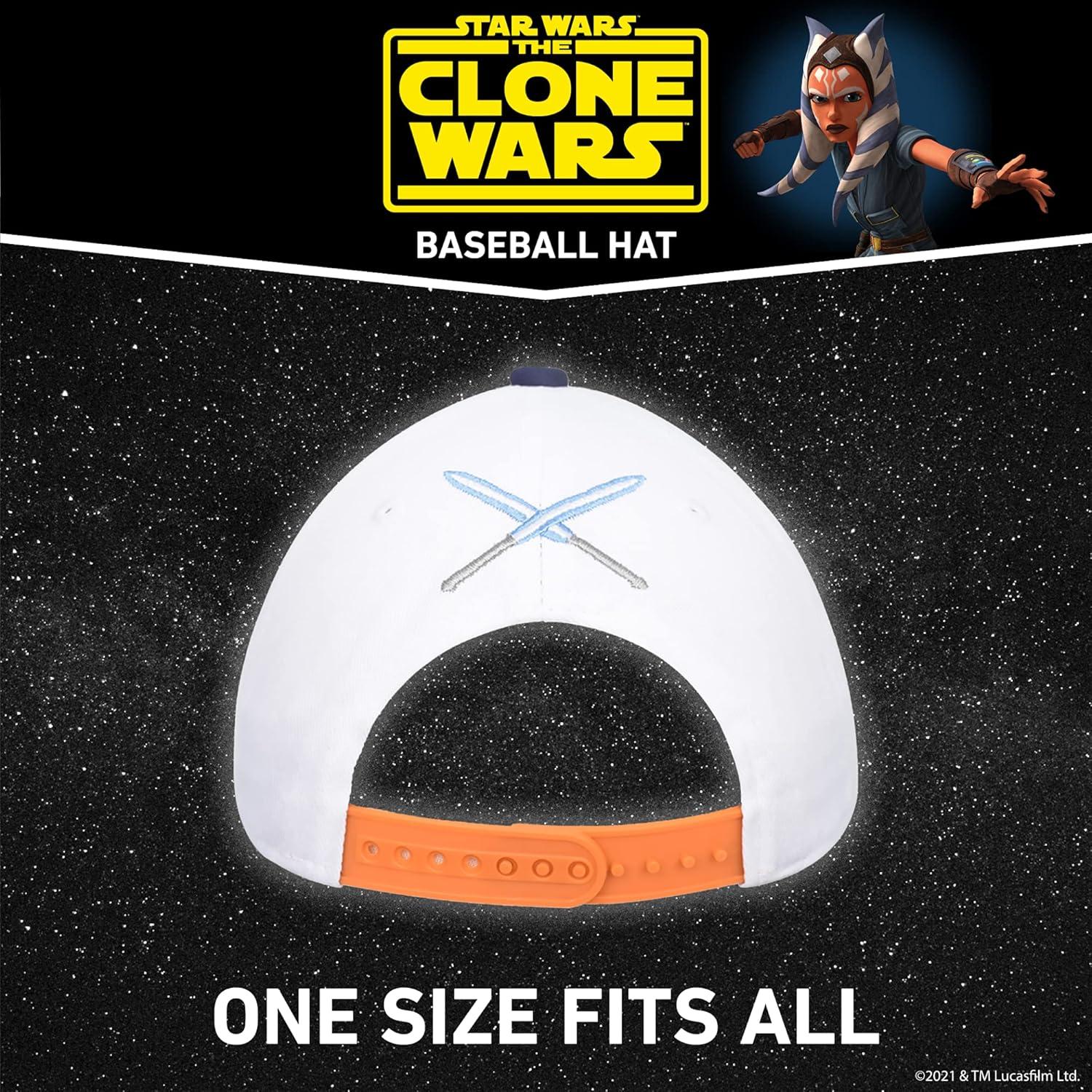 imageSTAR WARS The Clone Wars Ahsoka Cosplay Snapback Baseball Hat Multi One Size