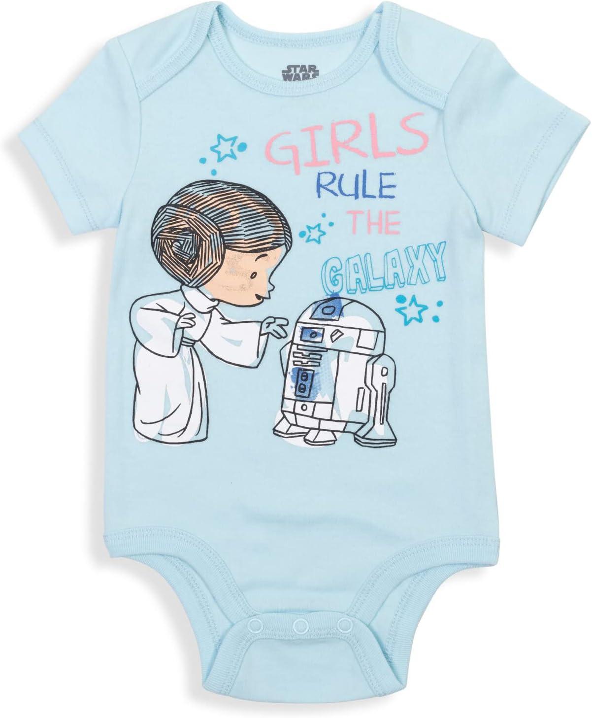 imageSTAR WARS The Mandalorian The Child 5 Pack Short Sleeve Baby Bodysuits Newborn to InfantBaby Grogu