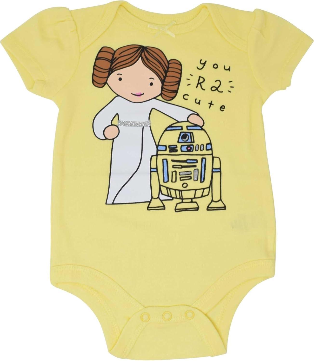 imageSTAR WARS The Mandalorian The Child 5 Pack Short Sleeve Baby Bodysuits Newborn to InfantMulti
