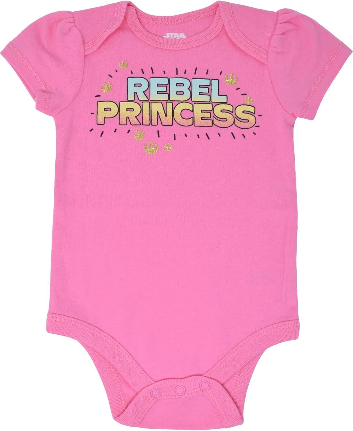 imageSTAR WARS The Mandalorian The Child 5 Pack Short Sleeve Baby Bodysuits Newborn to InfantMulti