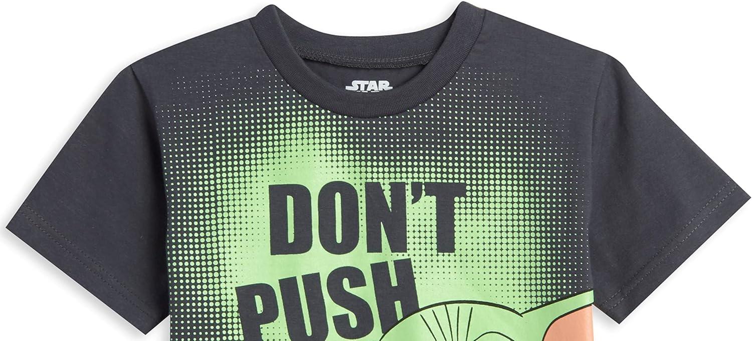 imageSTAR WARS The Mandalorian The Child Baby Athletic TShirt and Mesh Shorts Outfit Set Infant to Big KidCharcoal