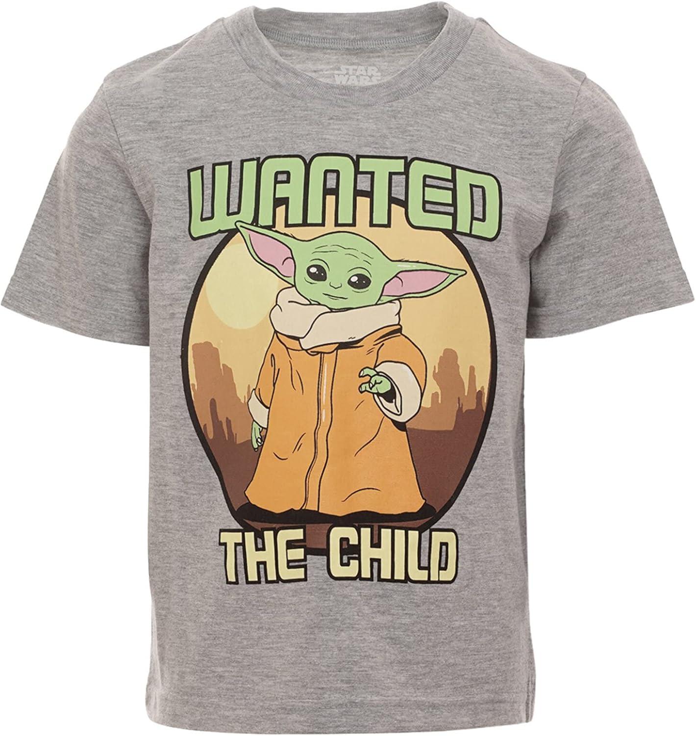 imageSTAR WARS The Mandalorian The Child Baby Athletic TShirt and Mesh Shorts Outfit Set Infant to Big KidGray