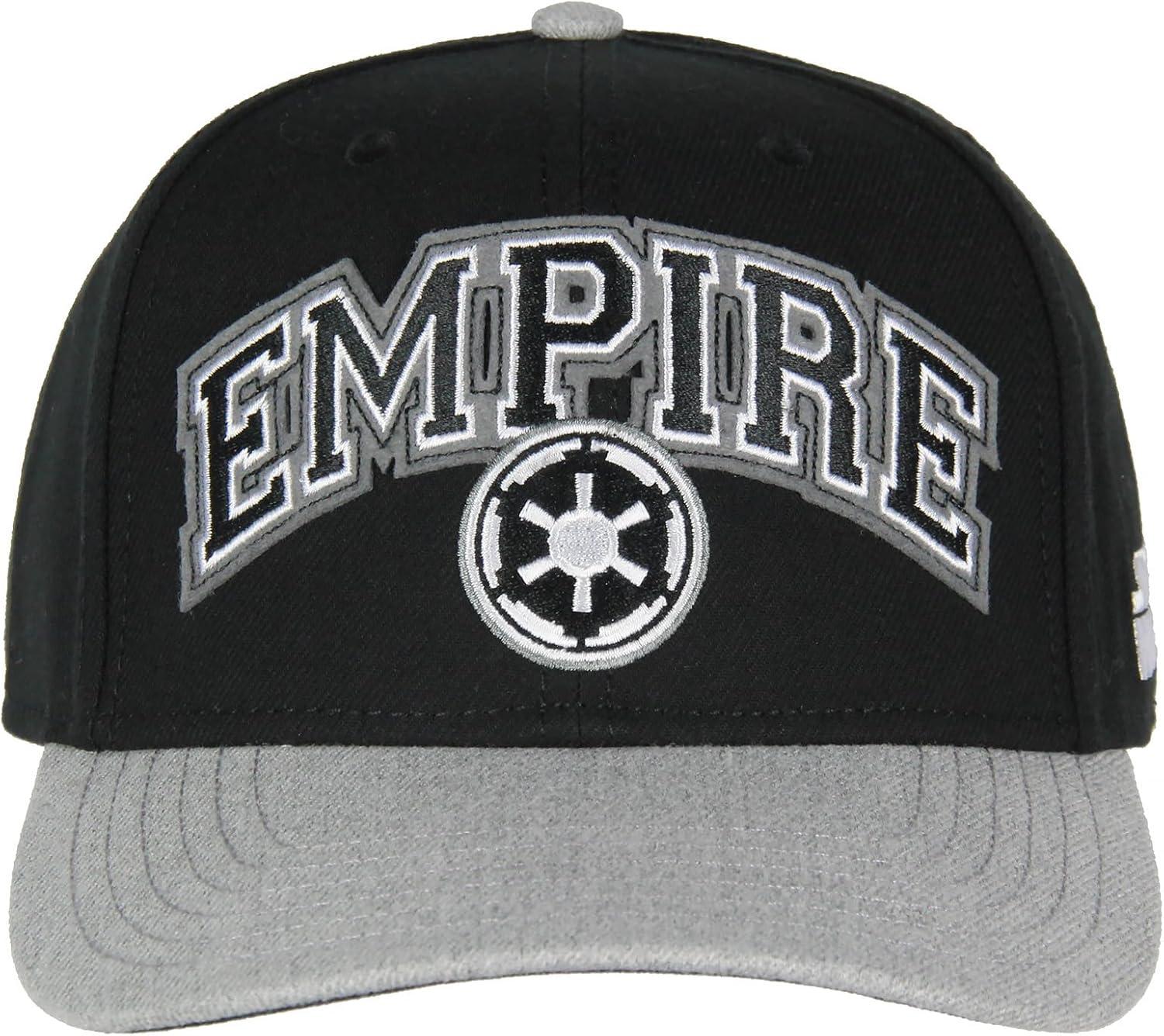 imageStar Wars Adult Embroidered Precurve Snapback Hat for Men and WomenGalactic Empire