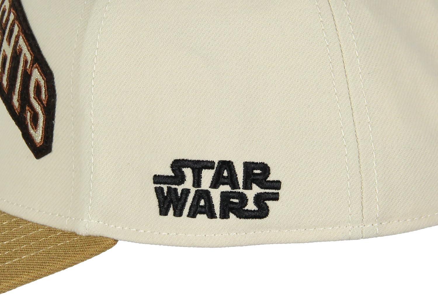 imageStar Wars Adult Embroidered Precurve Snapback Hat for Men and WomenJedi Knights