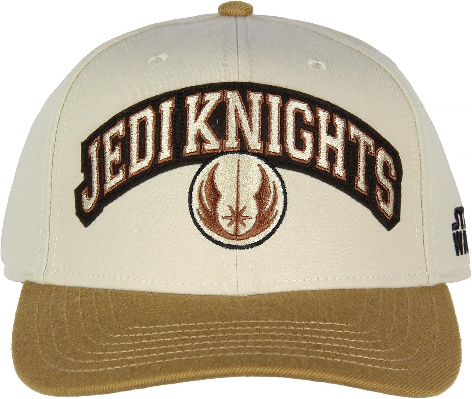 imageStar Wars Adult Embroidered Precurve Snapback Hat for Men and WomenJedi Knights